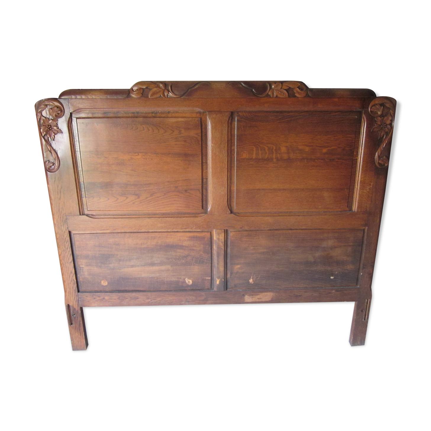 Headboard in oak of the years 50