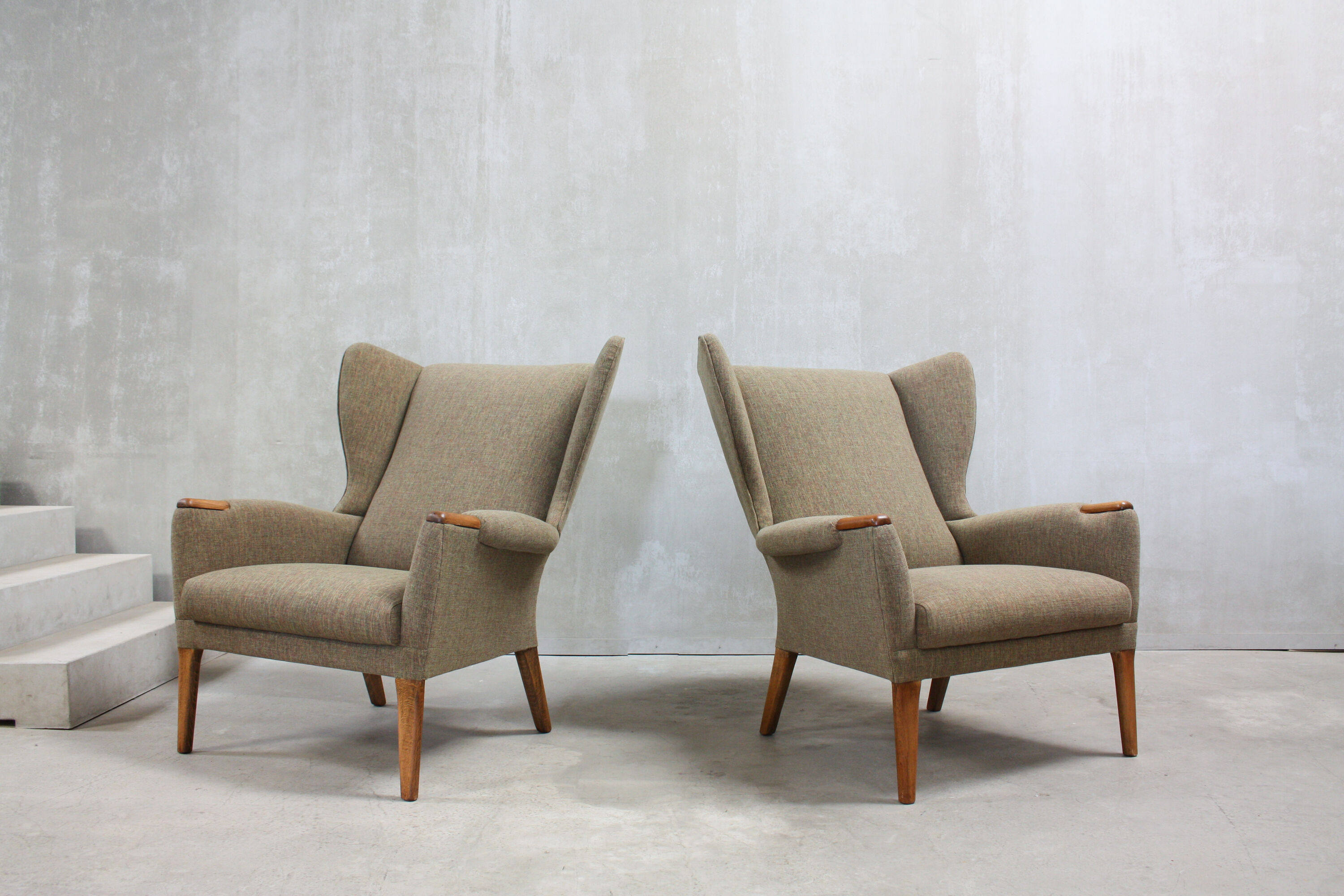 Wingback armchairs from Parker Knoll, 1960
