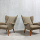 Wingback armchairs from Parker Knoll, 1960