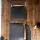 Paire de chaises vintage 70’s, chrome et skaï marron
