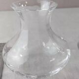 Paire d'anciens petits vases, modèle Touraine, en cristal de Saint Louis