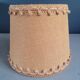 Jute lampshade with ribbons