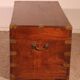 almost a pair of 19th-century marine chests with double locks