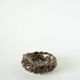 Ceramic ashtray, brown & multicoloured, 1970