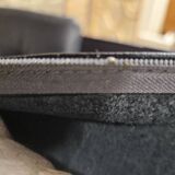 Vintage leather bench sofa 1970"