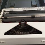 Olympia Monica white typewriter