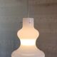 Suspension style scandinave en verre opalin - années 50