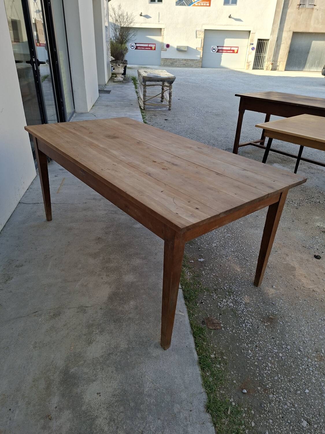 Table de Ferme rustique ancienne fabrication 1900s en Fruitier
