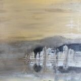 Oil on canvas signed India