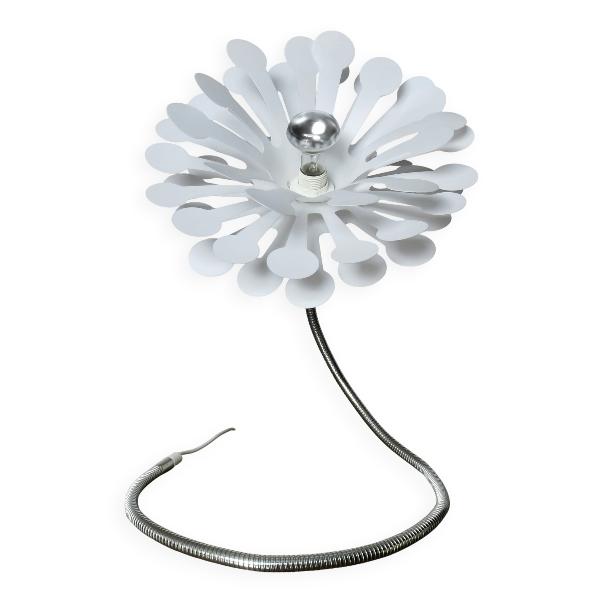 "flower" lamp space age, rockabilly, vintage, 80s-90s