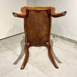 Louis XV style table in burr walnut and walnut