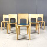 Model 66 dining chairs by Alvar Aalto for Artek, 1960s