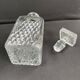 Baccarat - whisky carafe (1) - modern mid-century - cut crystal - model burgos