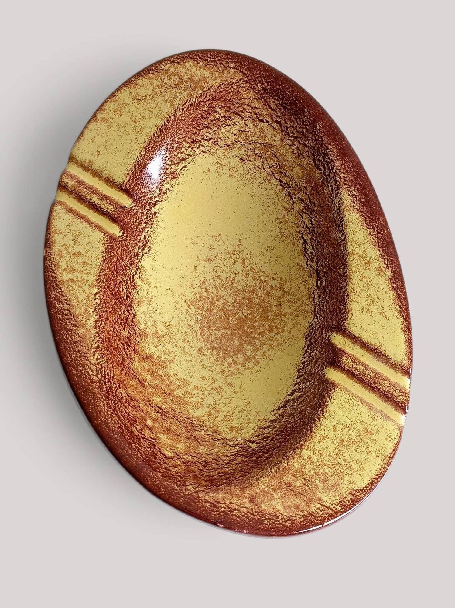 Ceramic ashtray Bertoncello Large or Catchall by Roberto Rigon, 1970s.