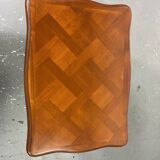 Vintage Louis XV style nesting tables in cherry wood