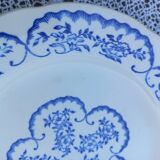 Two mismatched old plates