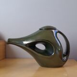 Openwork green teapot 1960