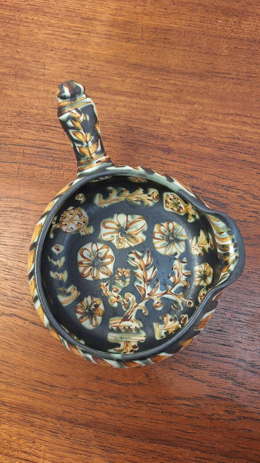 Paul Yvain Quimper fondue pot or empty pocket