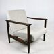 Light grey GFM-142 Chair by Edmund Homa, 1970s