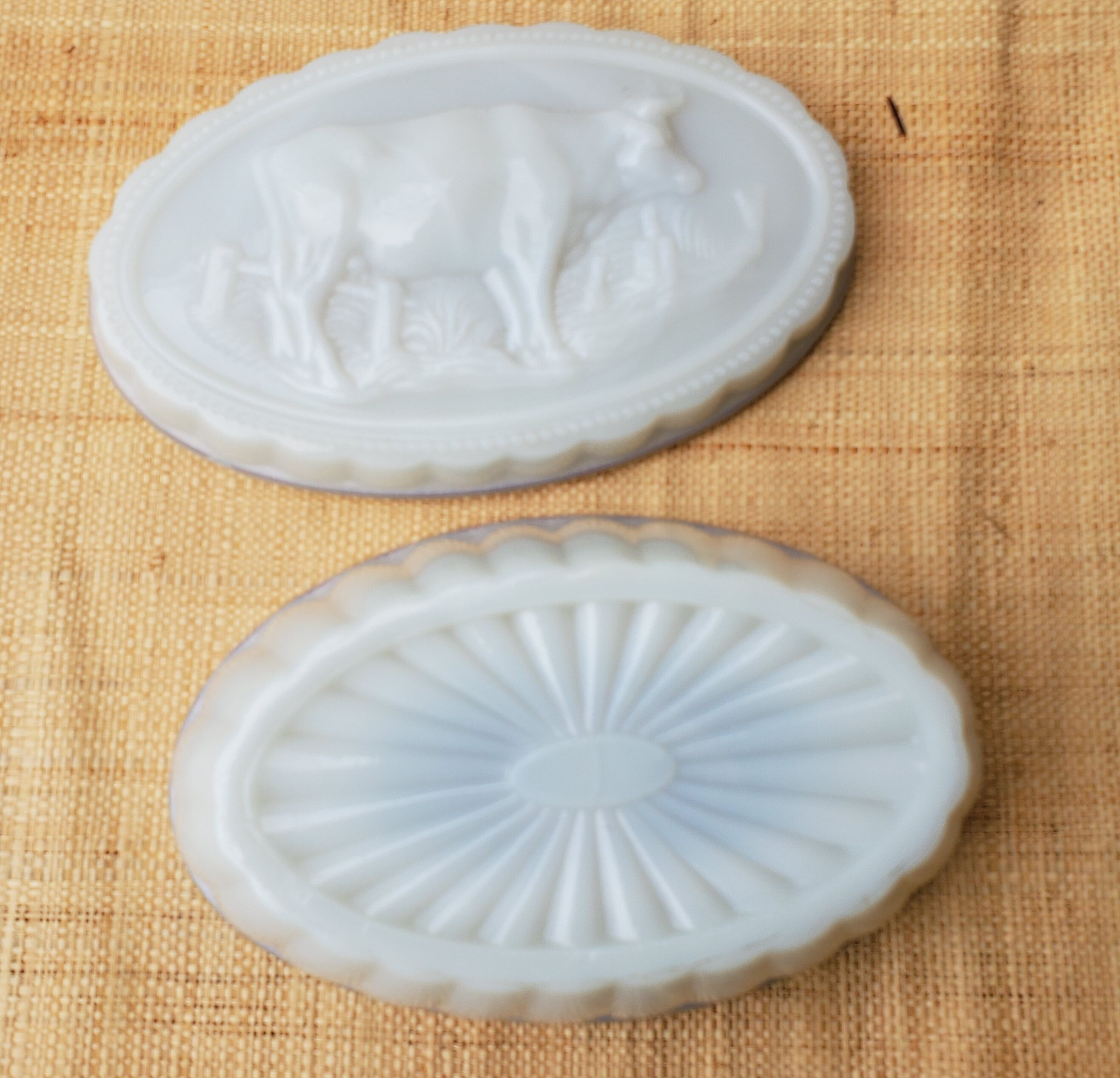 Cow butter in opaline