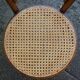 4 mismatched bistro chairs in wood and cane, Thonet, Horgen circa 1910