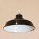 Black Industrial Pendant Lamp, 1950's, Spain