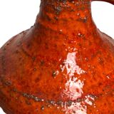 Carstens Workshop, 20th century red ceramic pot with handle