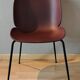 Set of 4 Beetle chairs Gubi – Burgundy