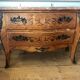 Commode style Louis XV - marqueterie de bois de rose