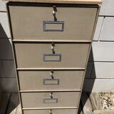 Valve cabinet Ronéo beige 5casiers