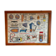 Educational poster House of Teachers vintage electrical appliances 60s