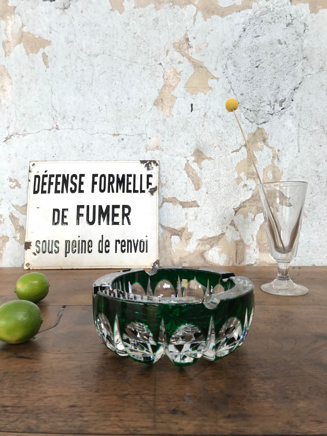 St. Louis Crystal Ashtray