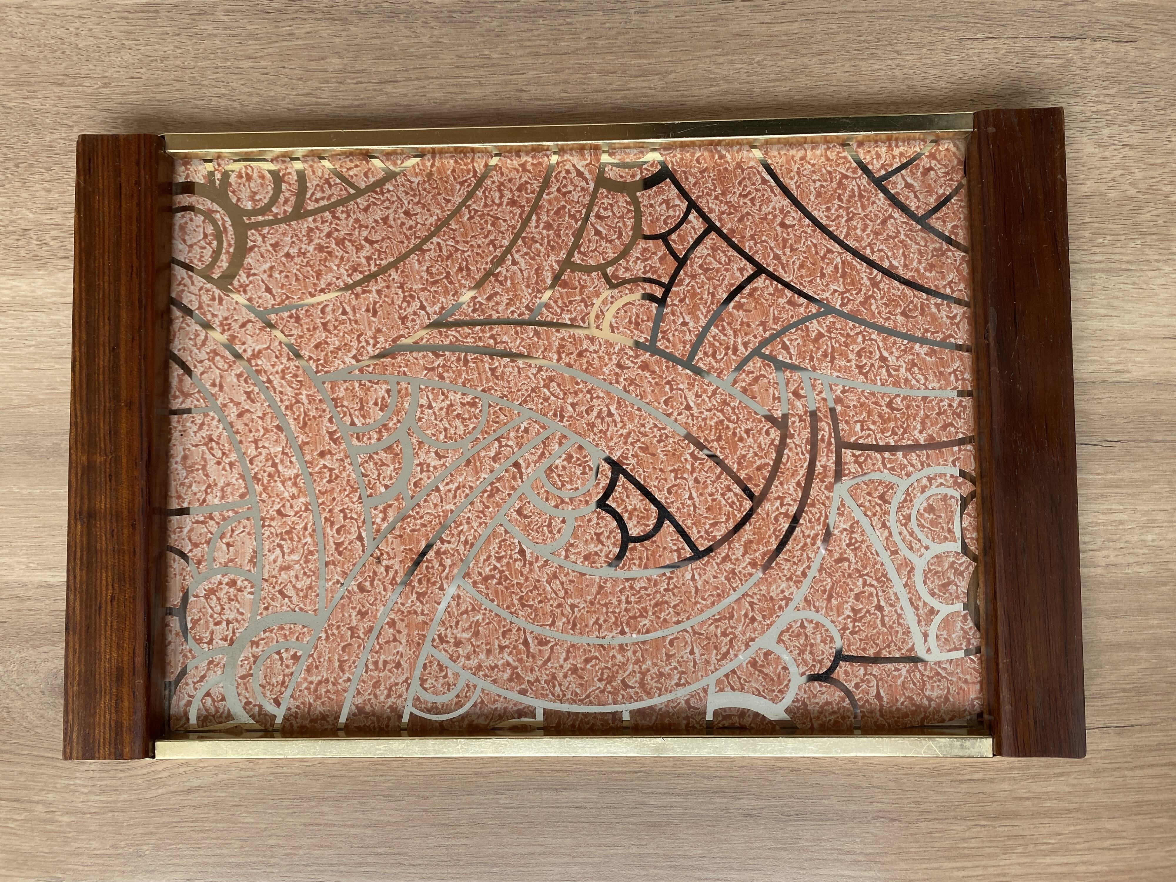 Art deco tray