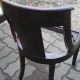 6 empire mahogany gondola chairs