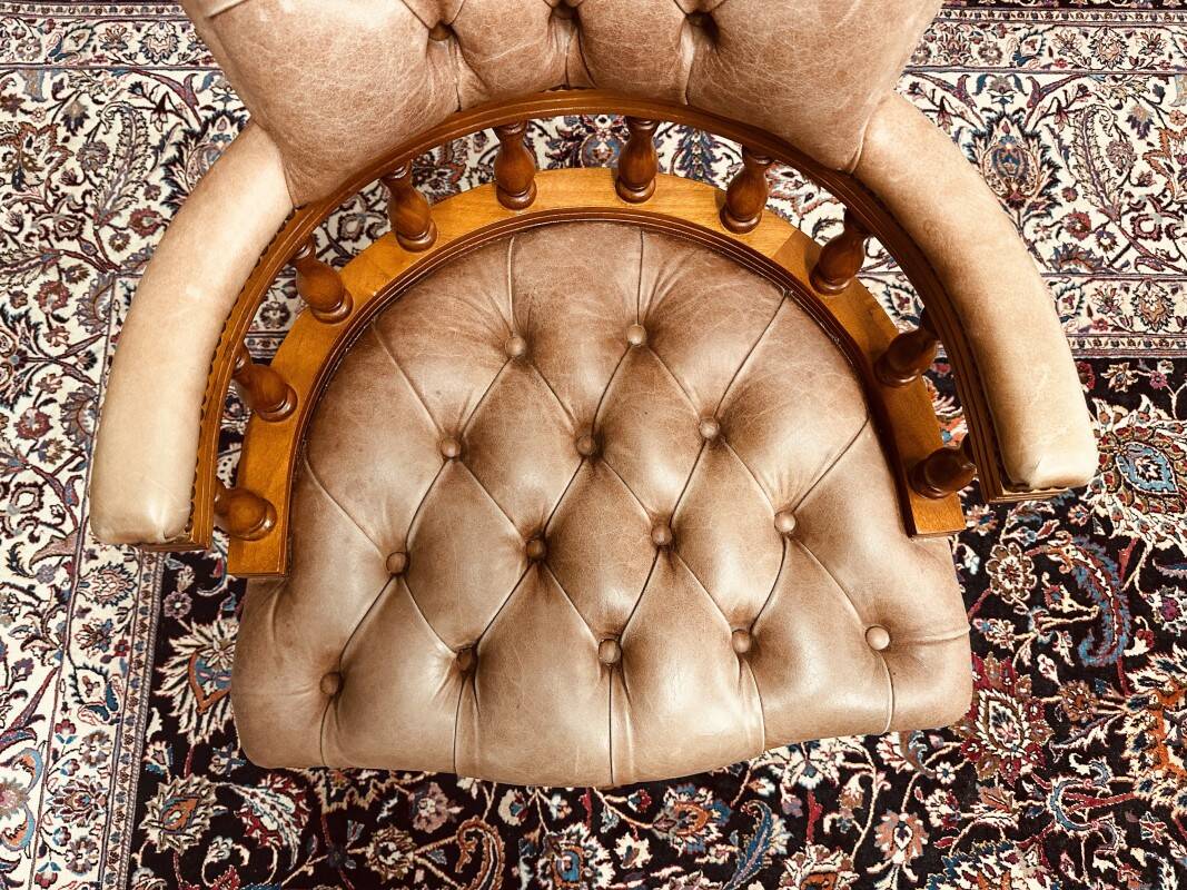 Chaise de bureau classique anglaise Chaise de bureau Captain Chair