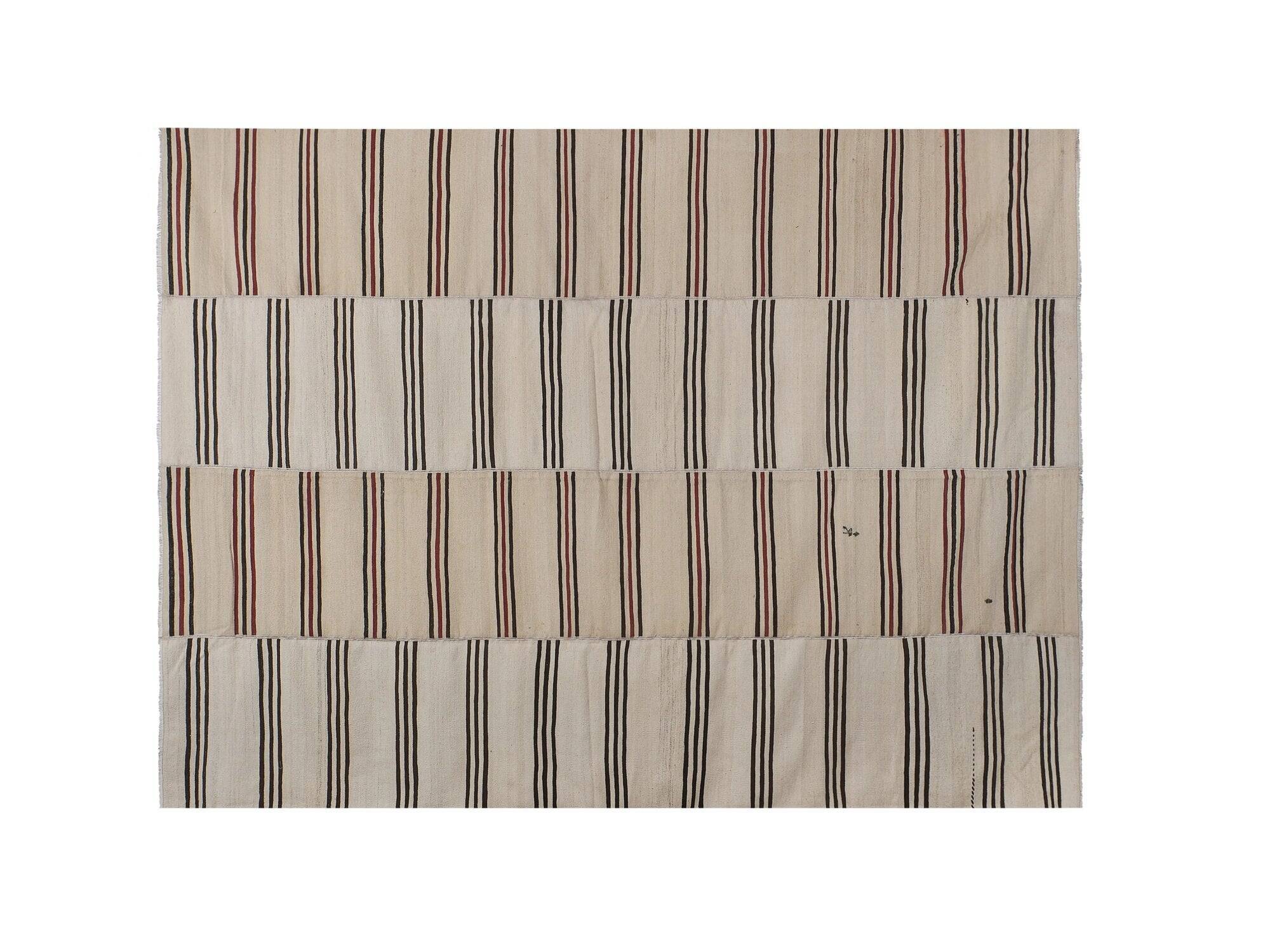 Vintage Turkish kilim, handwoven, 275x375 cm.