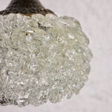 Pair of pearl glass pendant lamps