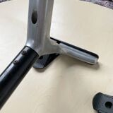 Tecno Nomos Round Table Brushed Metal