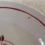 Set of 4 plates HBCM Creil-Montereau