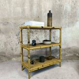 Vintage rattan shelf