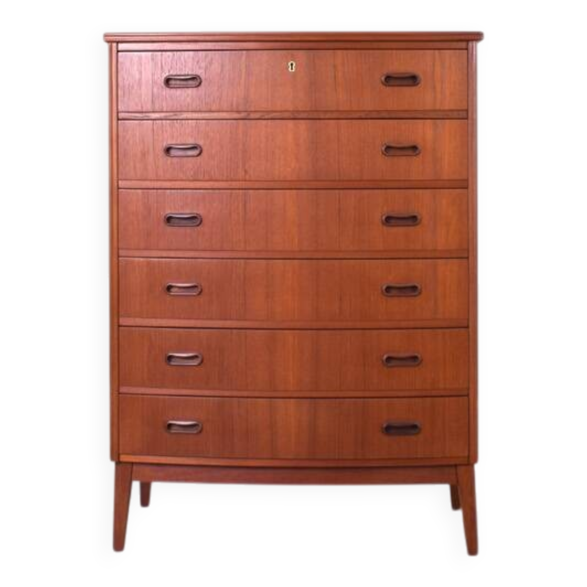 Commode danoise en teck du milieu du siècle, années 1960.