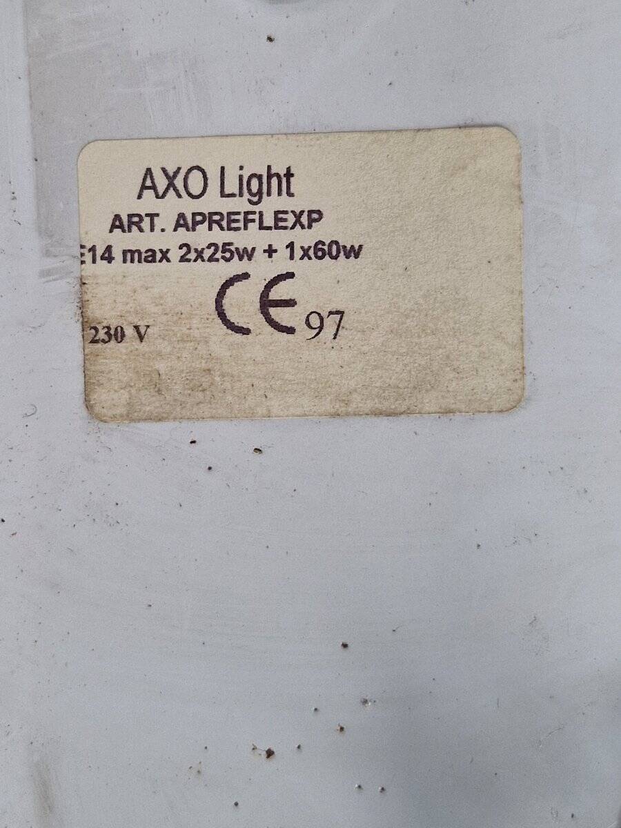 Italian Modern Mirror Wall Lamp from Axo, 1990s
