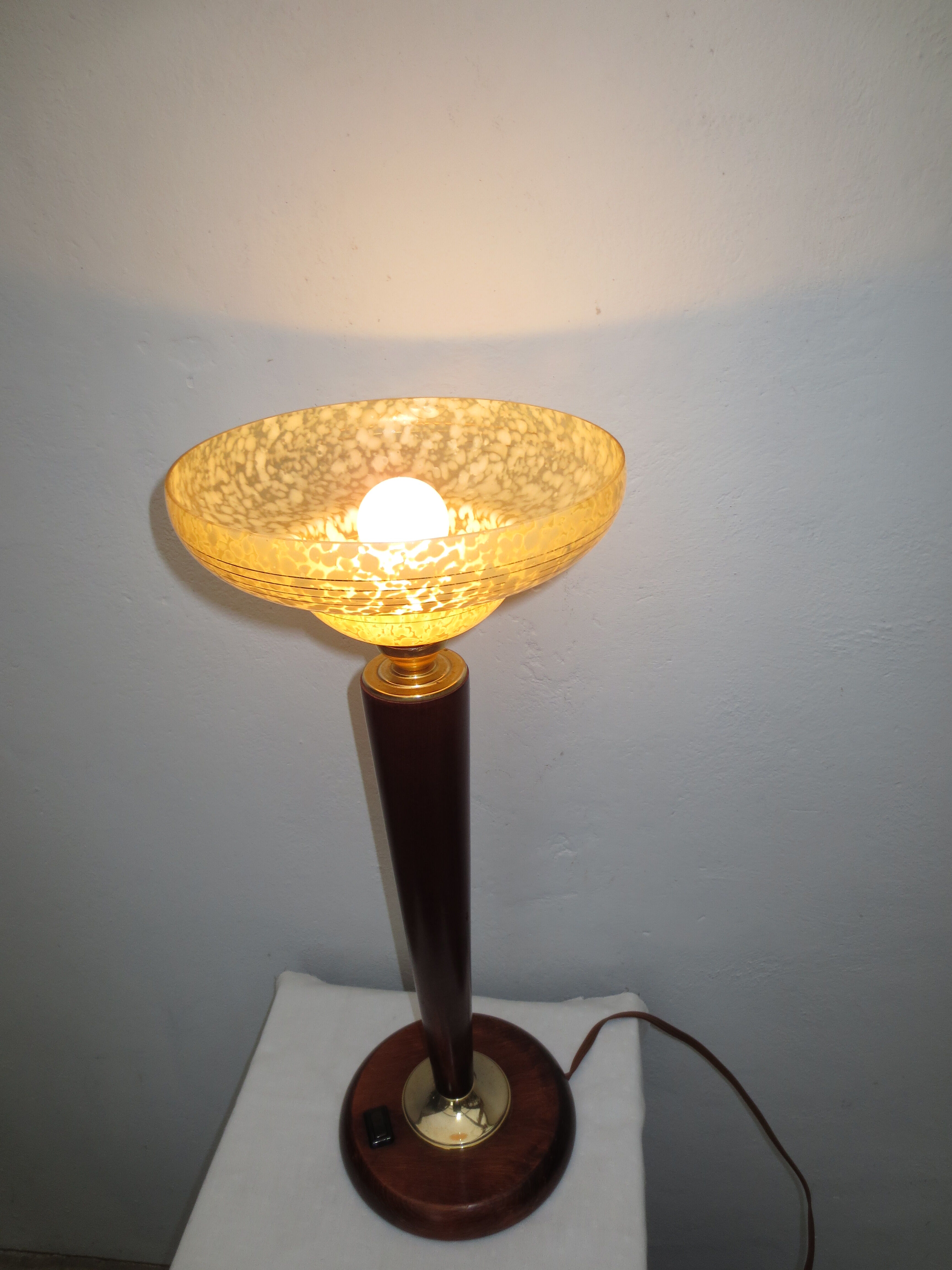 old art deco table lamp