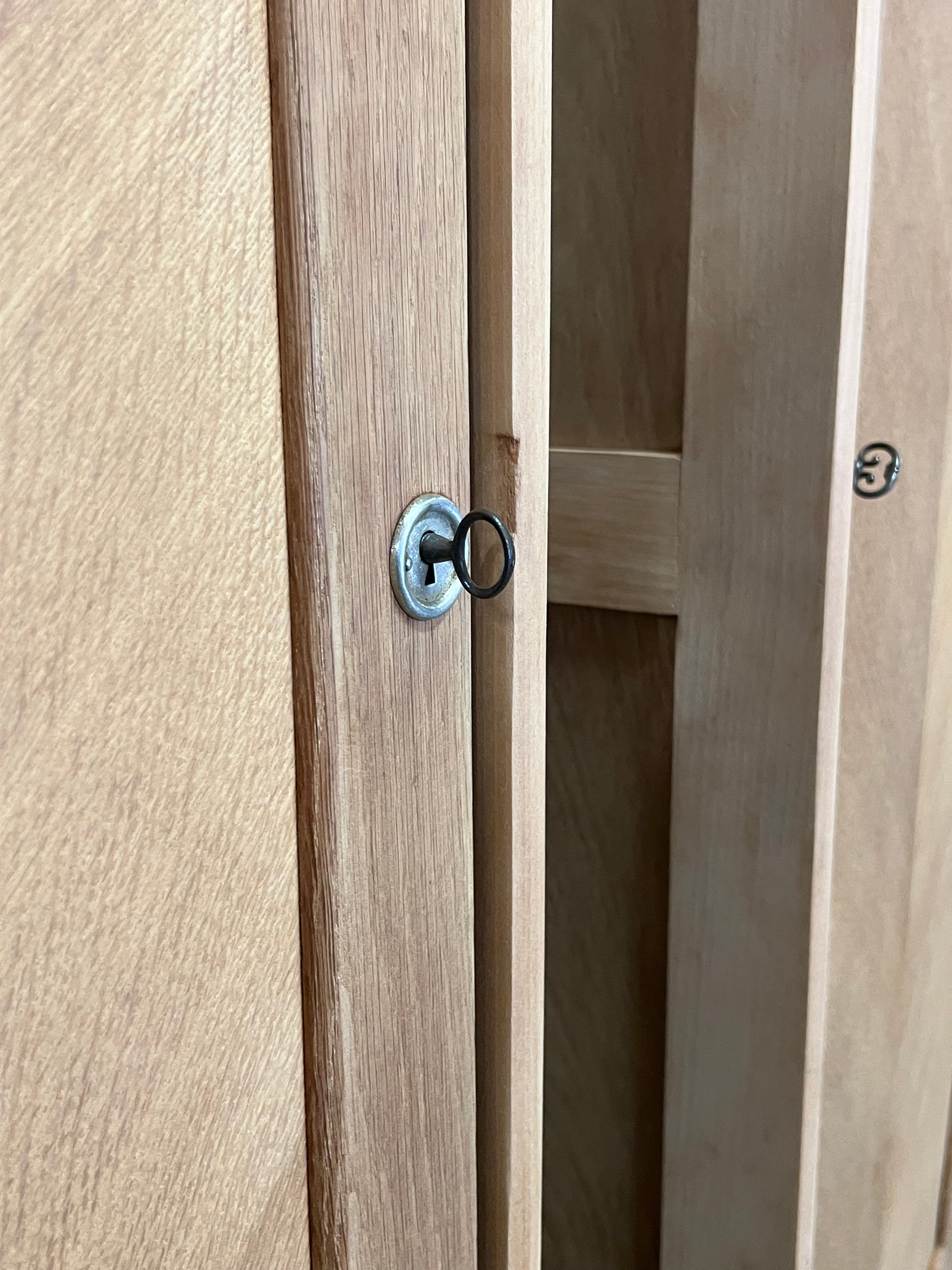 Vintage oak wardrobe