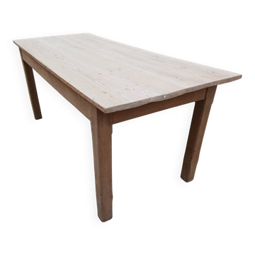 Table de ferme XIXe 