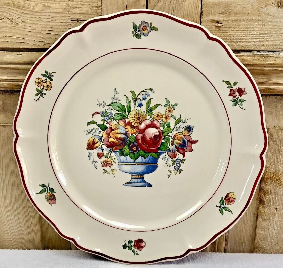 6 old flat plates model Floralia Villeroy & Boch