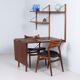 Système mural Royal avec bureau par Poul Cadovius pour Cado, années 1960 – Teck, pliable