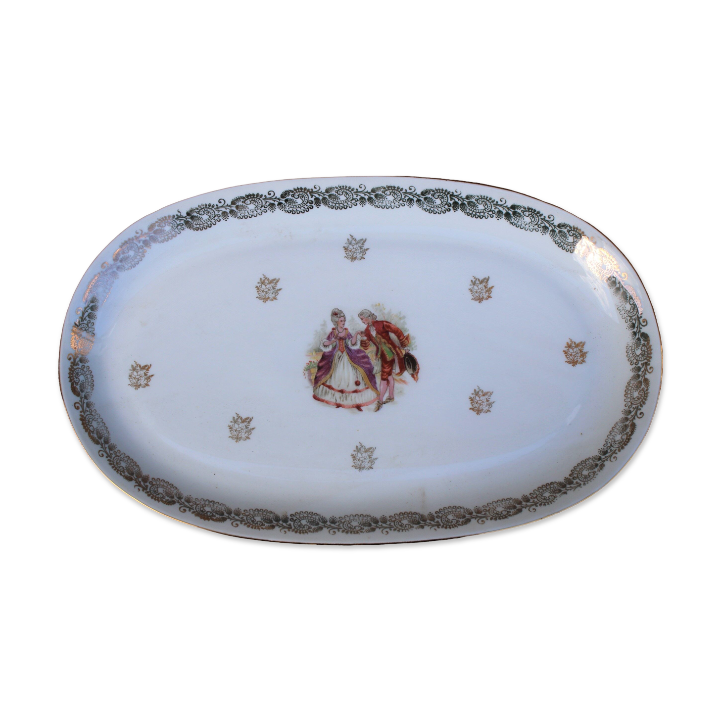 Limoges porcelain serving dish