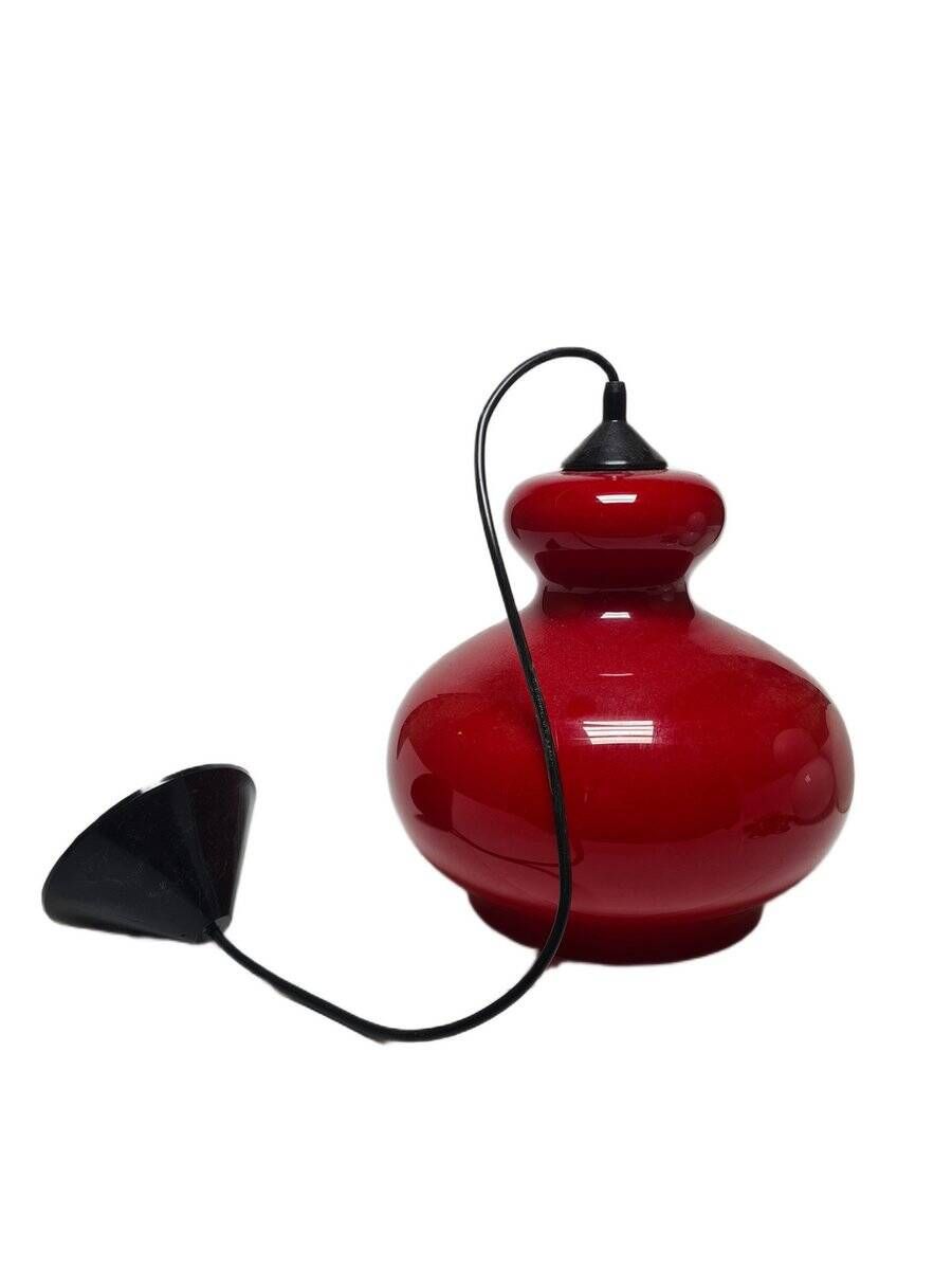 Postmodern pendant lamp by Polam Wieliczka, Poland, 1980s
