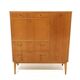 Secrétaire scandinave en orme, Suède, 1940